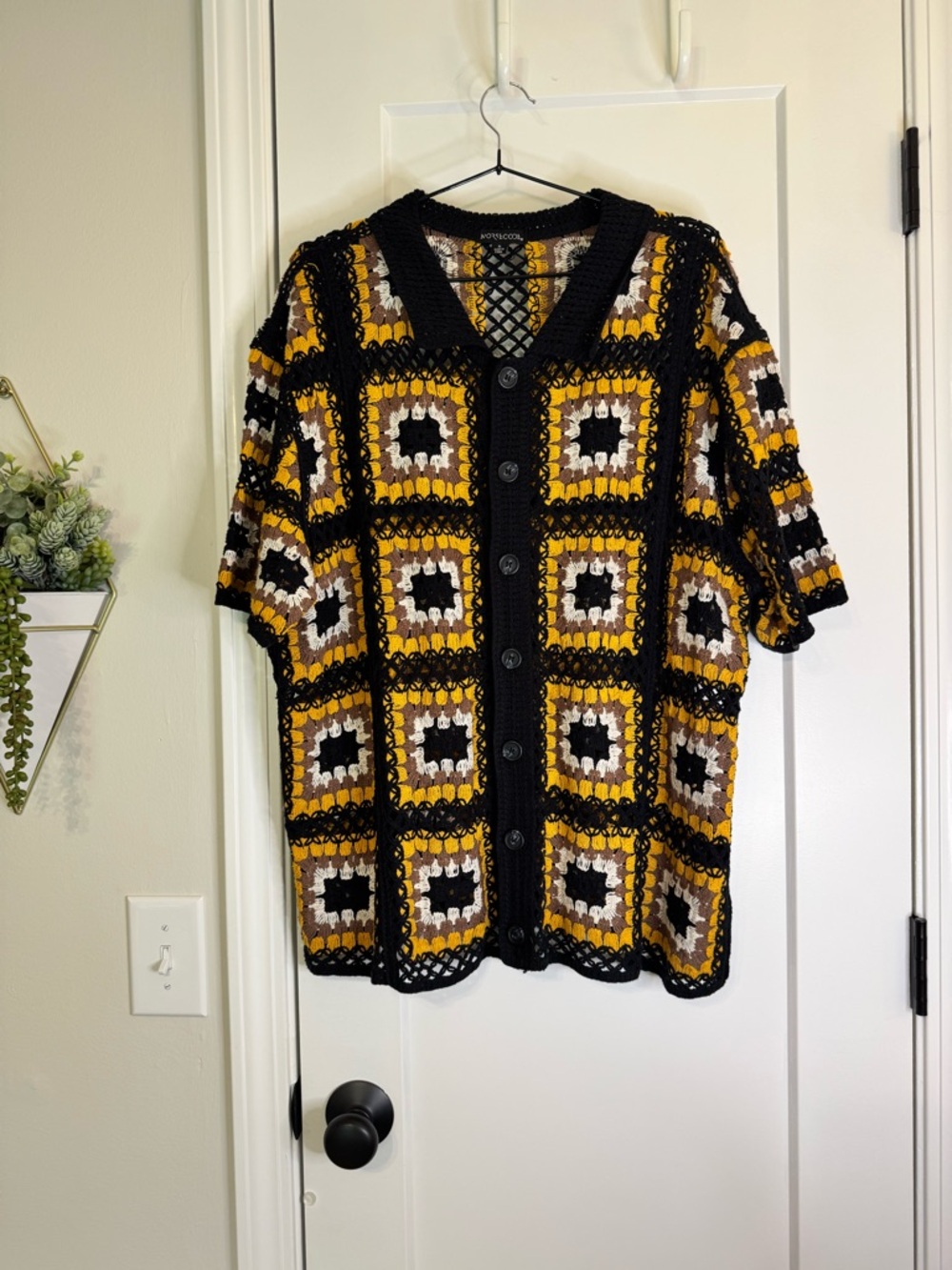 MorseCode Granny Square Top